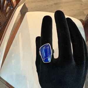 💙💙BARSE STERLING SILVER AND LAPIZ LAZULI COCKTAIL RING!💙💙